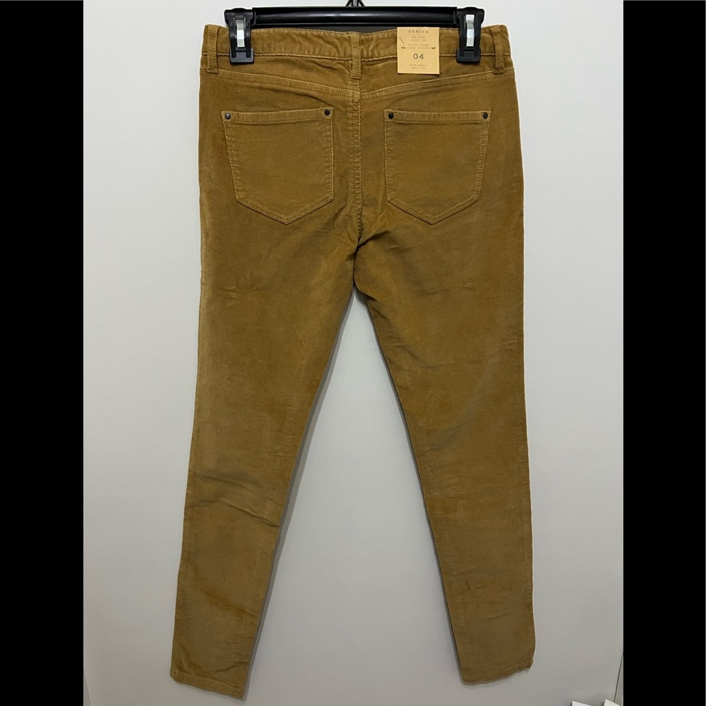 Nwt Club Monaco Sonica Skinny Corduroy pants size 4 - Picture 2 of 3